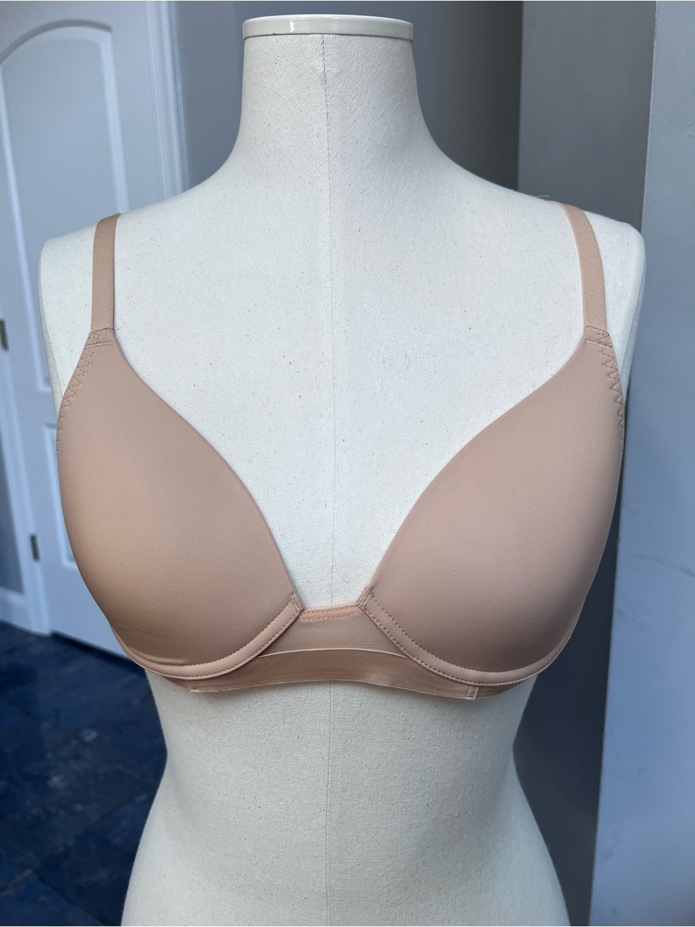 Smooth Essentials Flexwire Demi Bra Nude T-Shirt Bra - Light Nude and Storm Grey